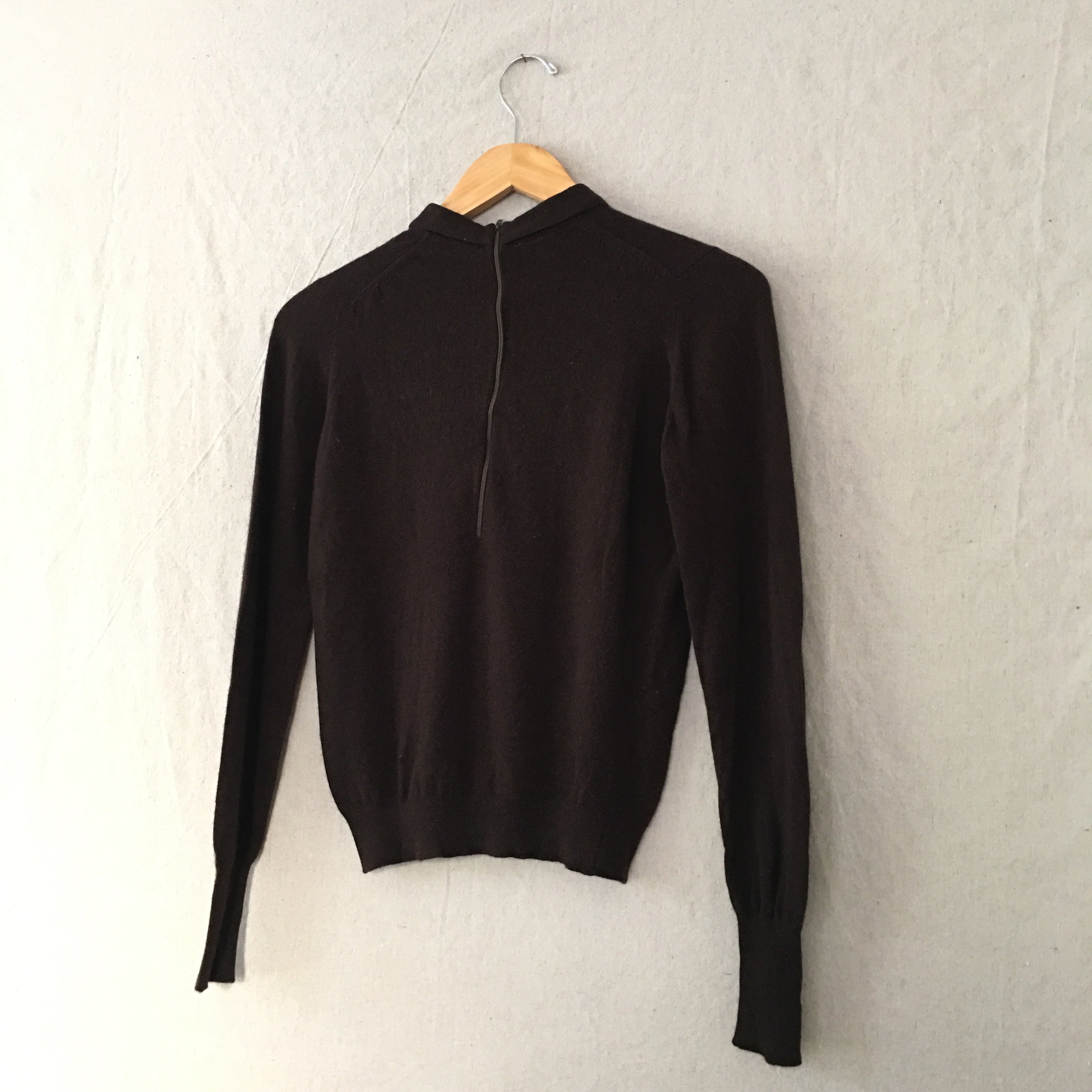 Brown Collared Sweater