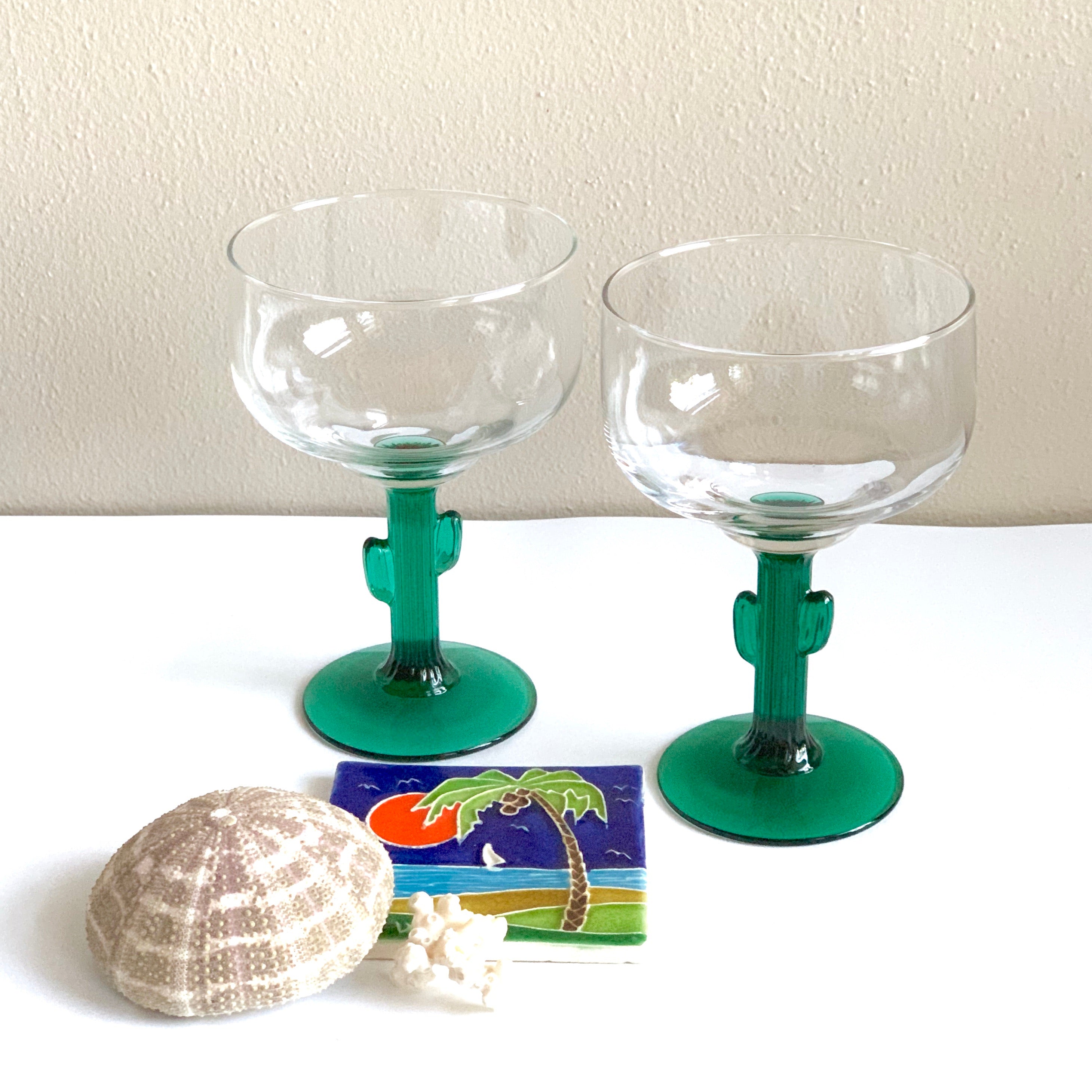 Cactus Marg Glasses (Set of two)