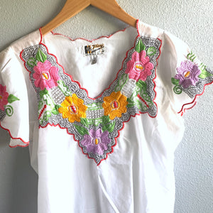 Mexican Embroidered Top