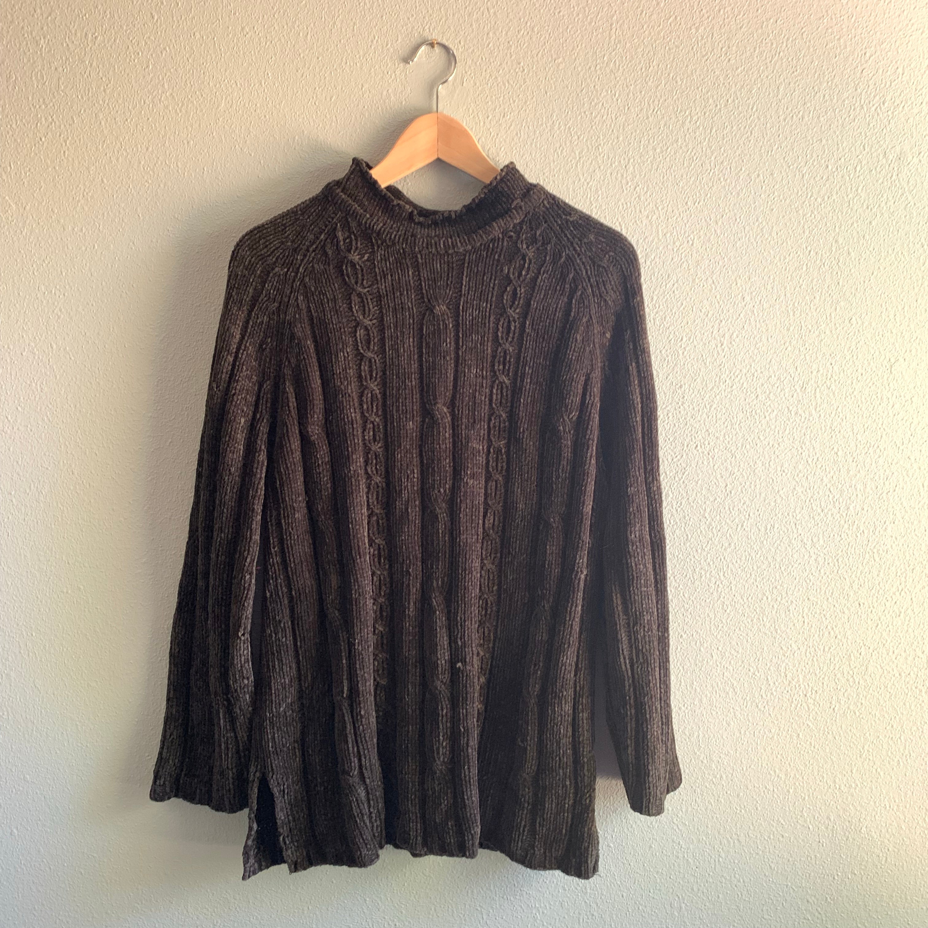Oversized Chunky Chenille Sweater
