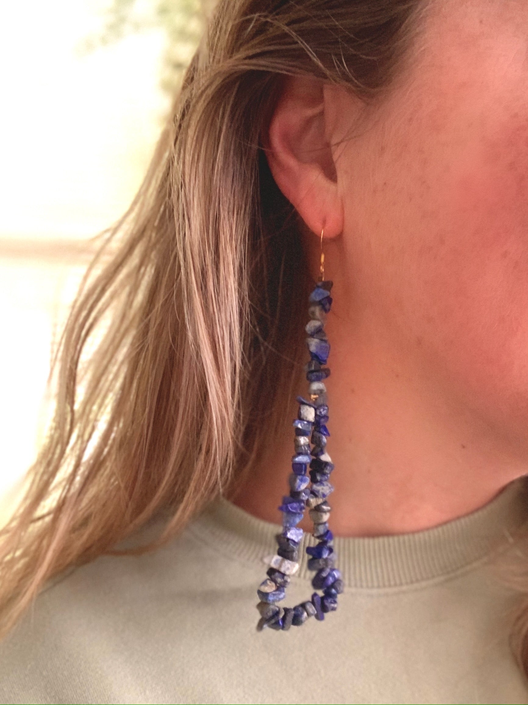 Avalanche Lapis Earrings