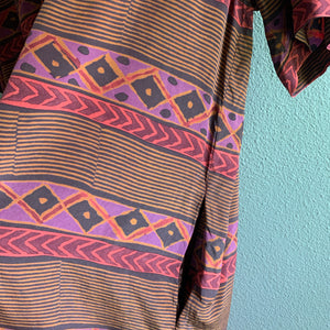 Tribal Silk Dress
