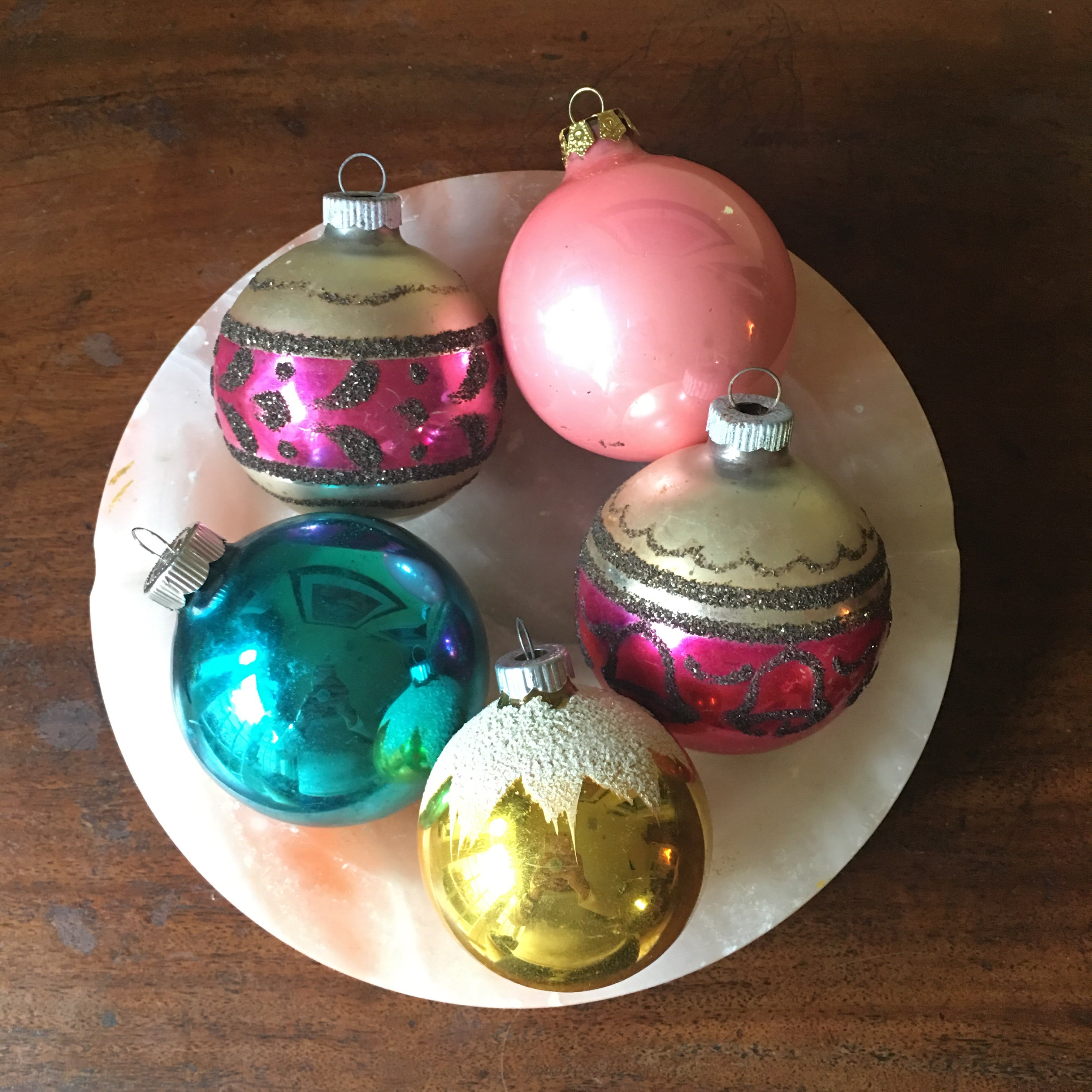 5 Vintage Ornaments