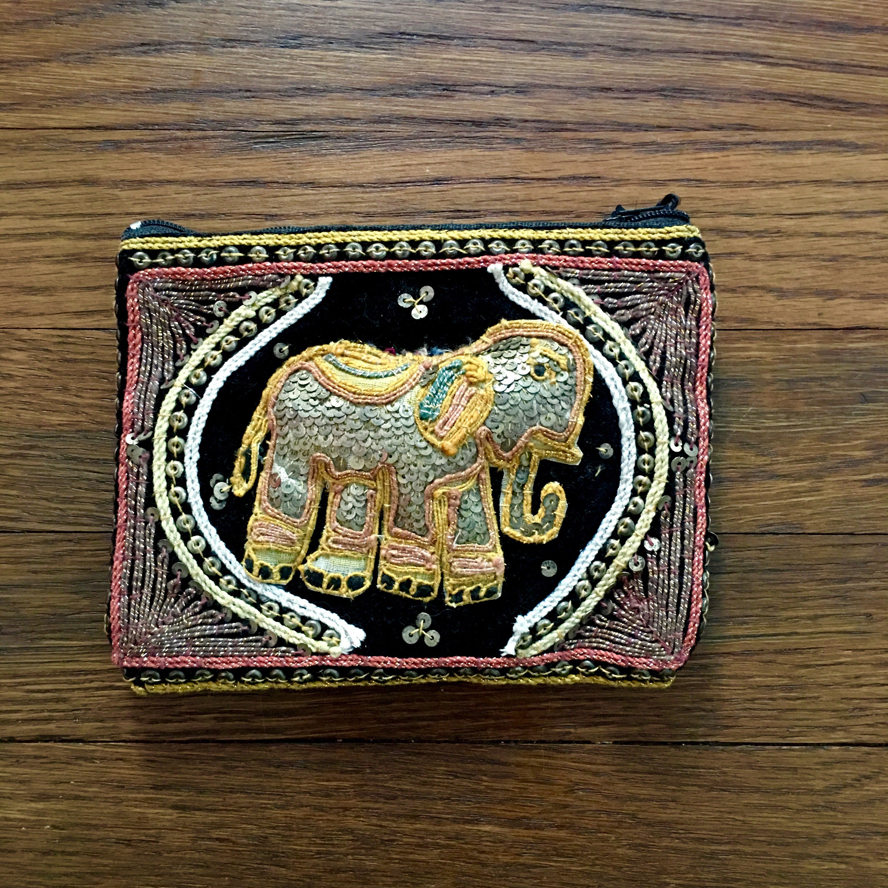 Elephant Zip Bag