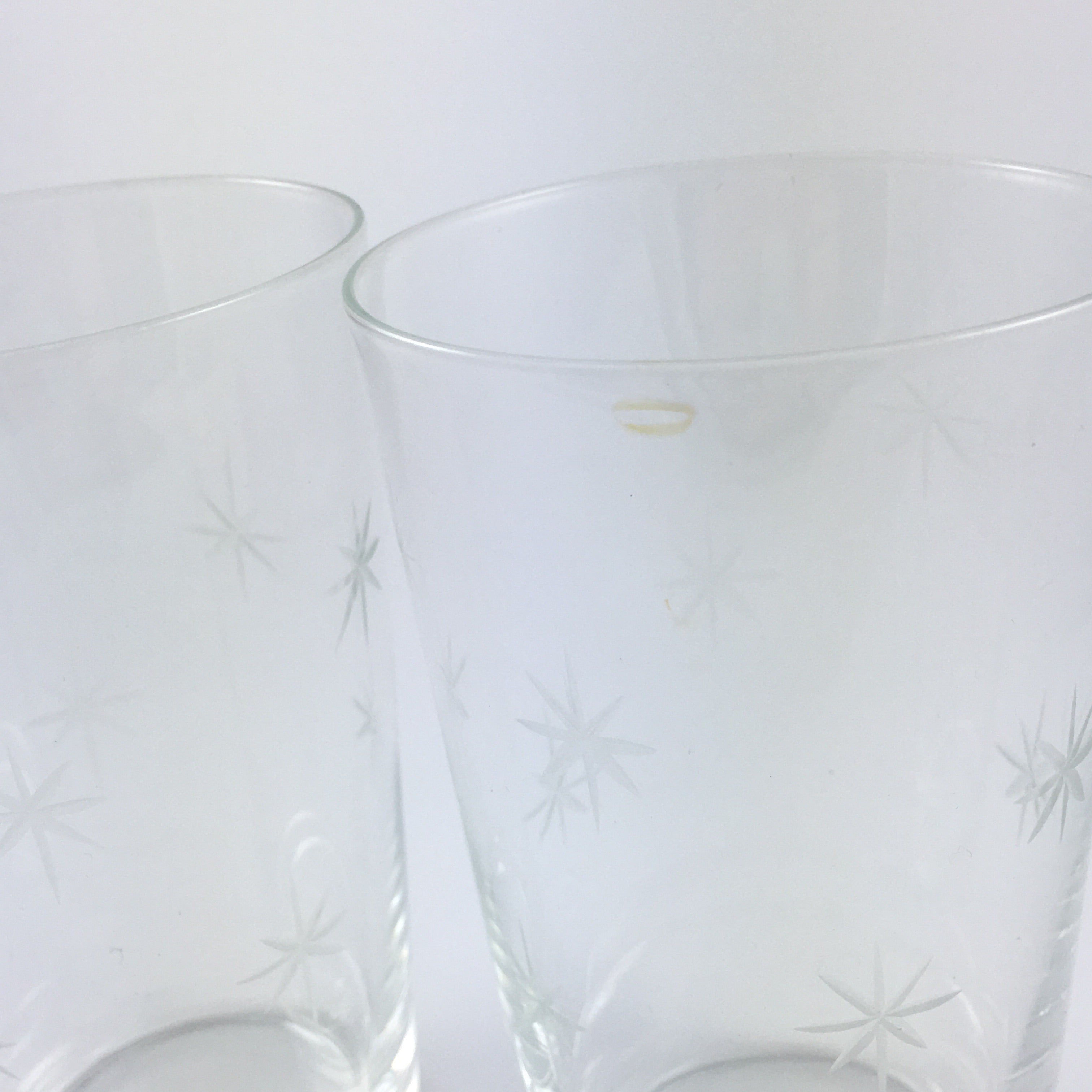 Etched Star Glasses