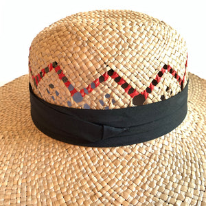 Decorated Straw Hat