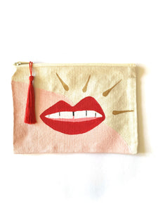 Lip Bag - Small Pink