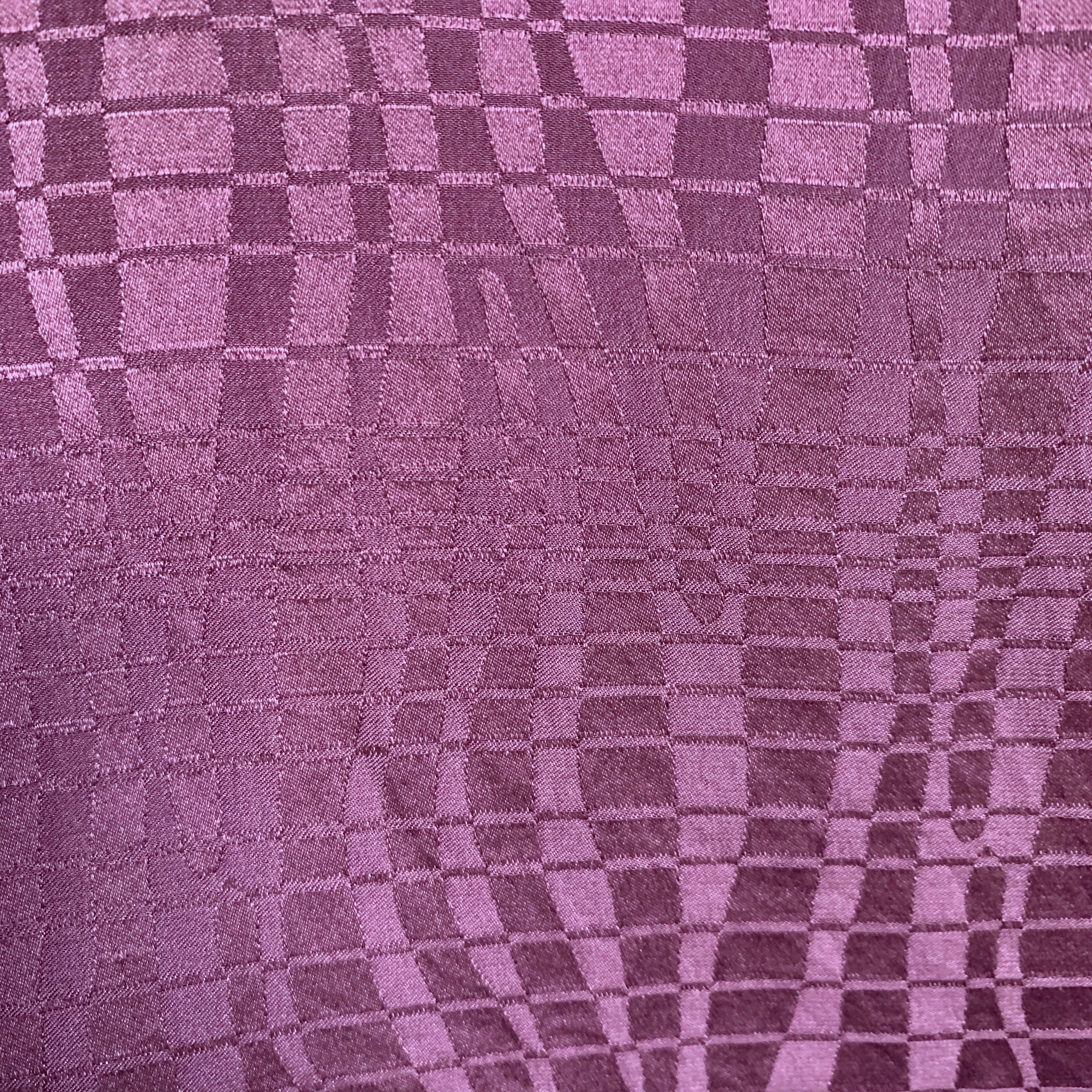 Purple Silk 3/4 Sleeve Dress