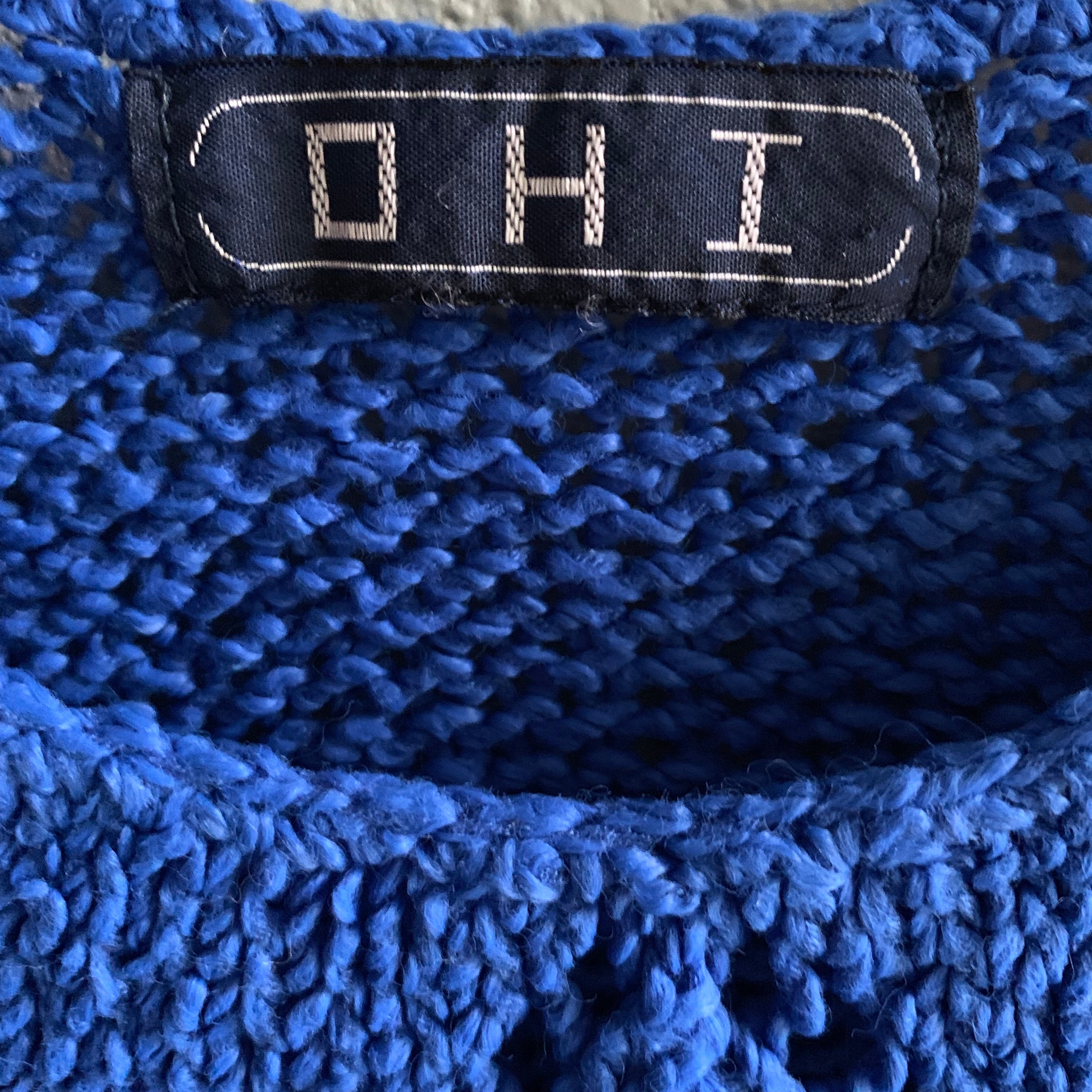 Blue Sweater Top