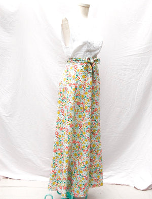 Floral Wrap Skirt